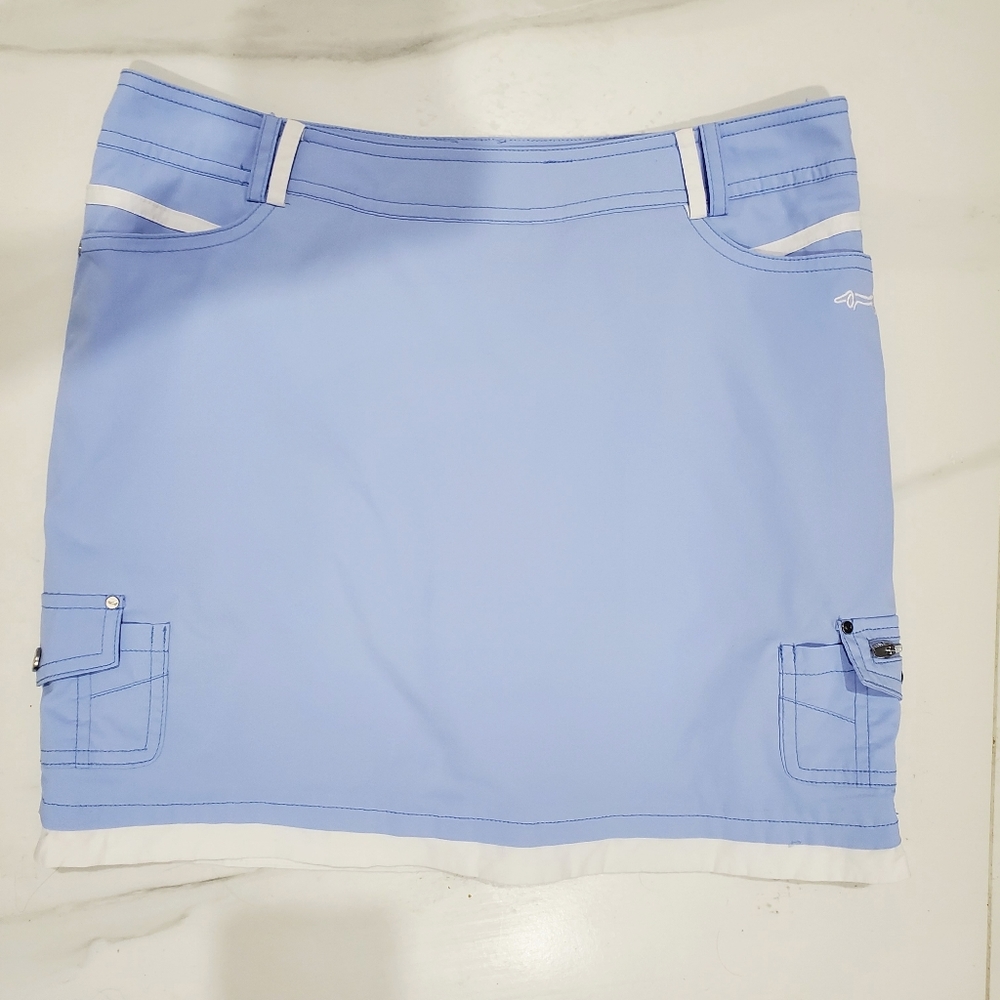 Louis Castel blue and white golfing skirt 💙